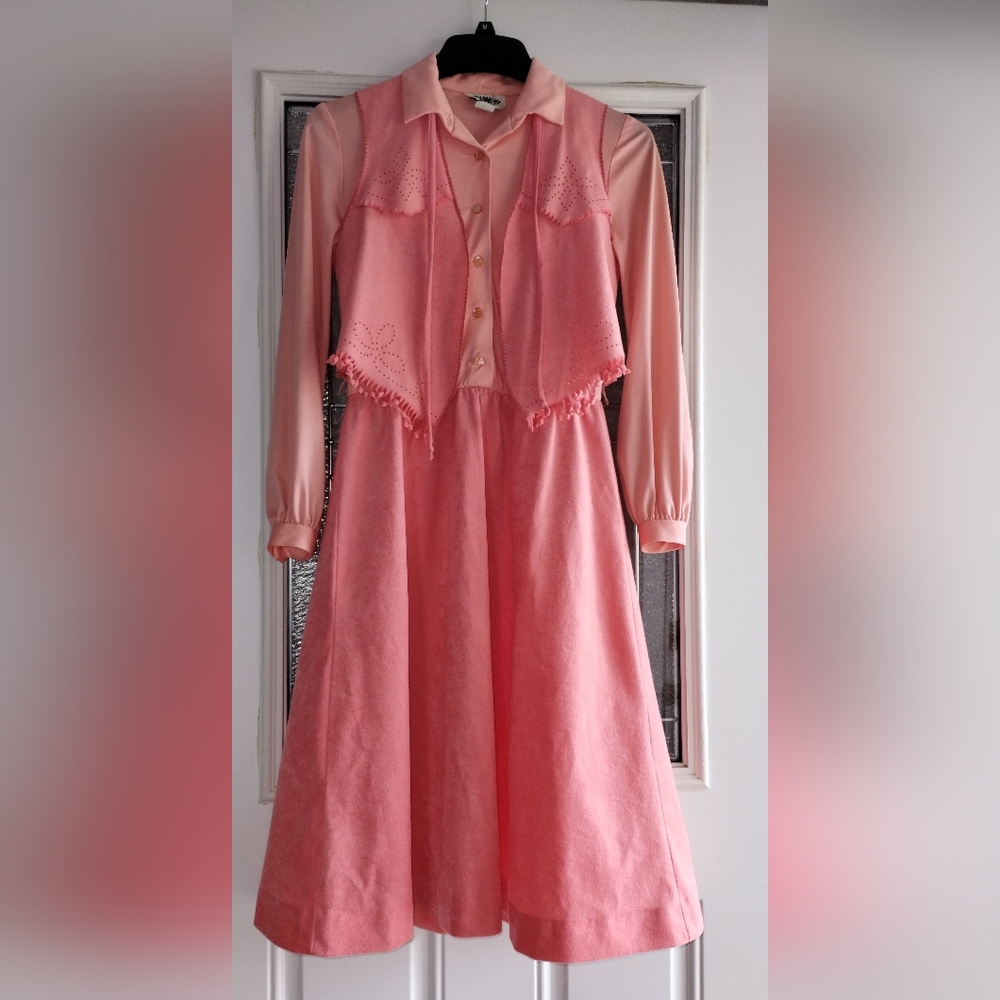 Vintage Sunshine Alley Dress With Vest
